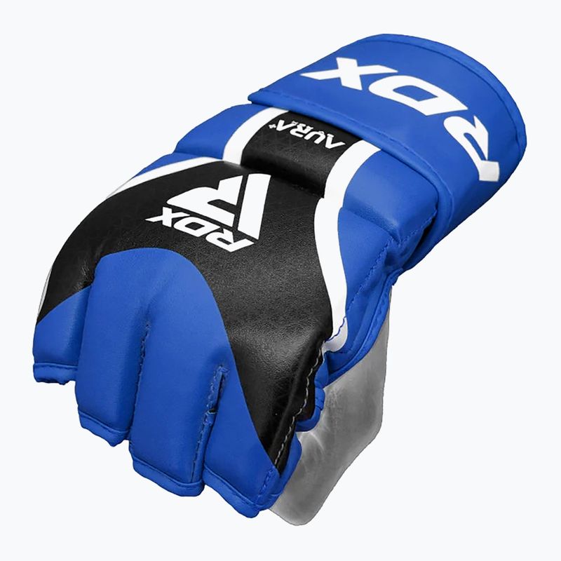 Рукавички RDX Grappling Gloves Aura Plus T-17 сині 4