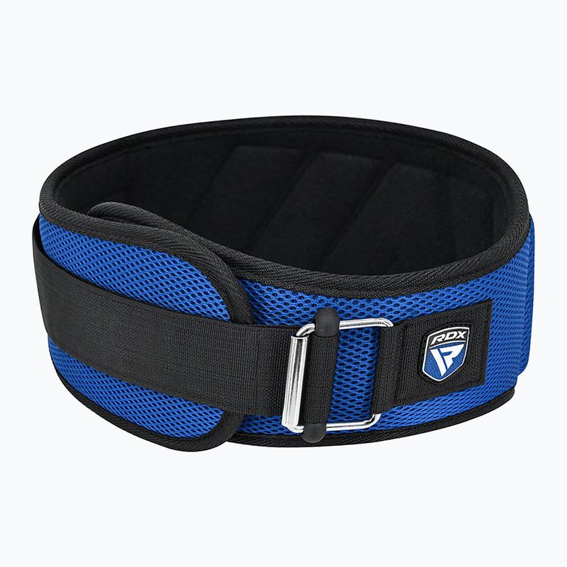 Пояс для важкої атлетики RDX Rx4 Weightlifting Belt blue 3