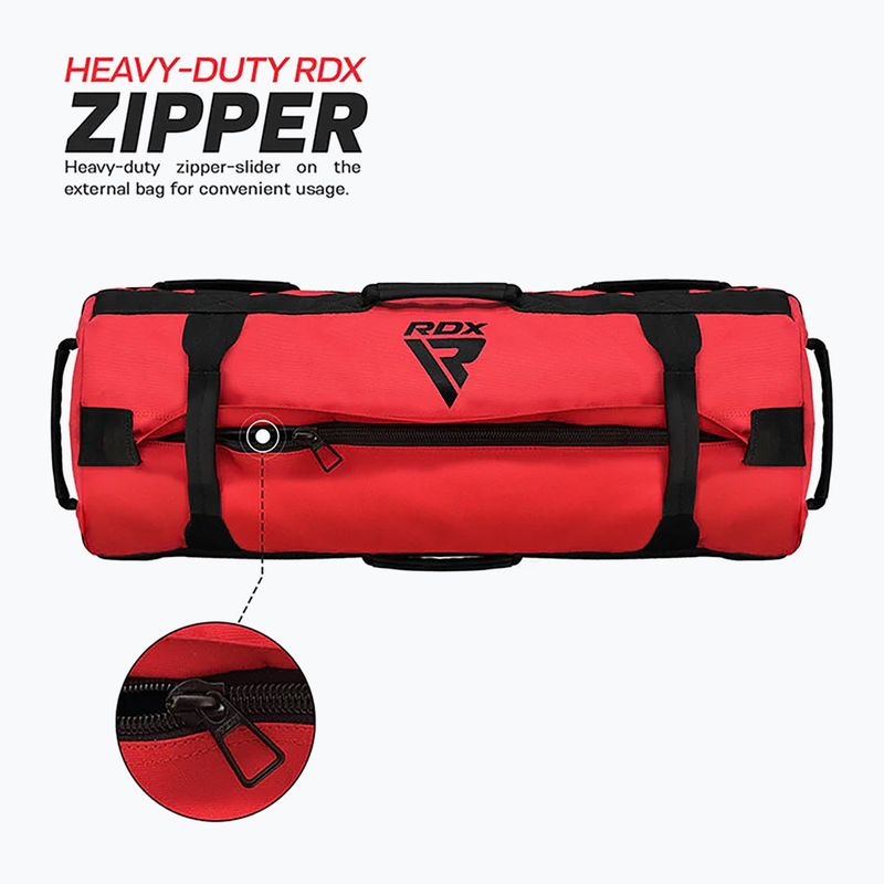Боксерська груша RDX Fitness Sand red 6