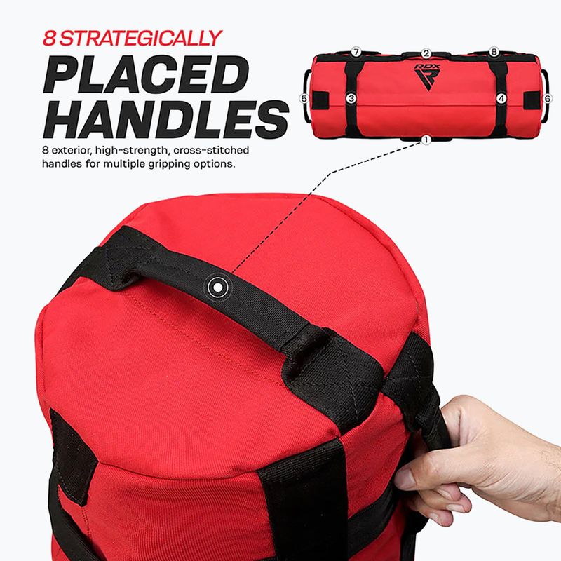 Боксерська груша RDX Fitness Sand red 8