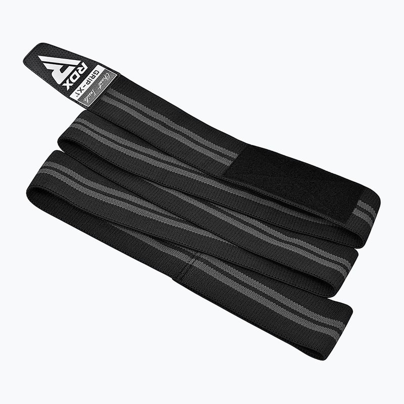 Захист на коліна RDX KR11 Gym Knee Wrap black/grey 5