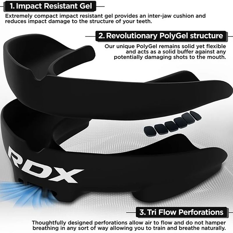 Захист щелепи дитячий RDX Mouth Junior black 2