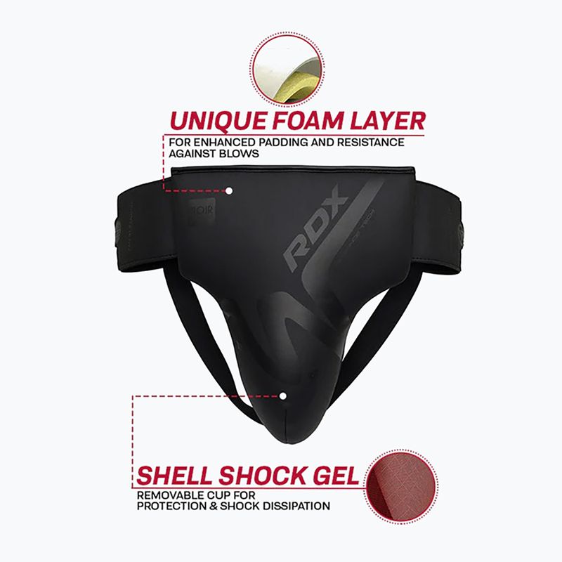 Захисник паху RDX T15 Groin Guard black 5
