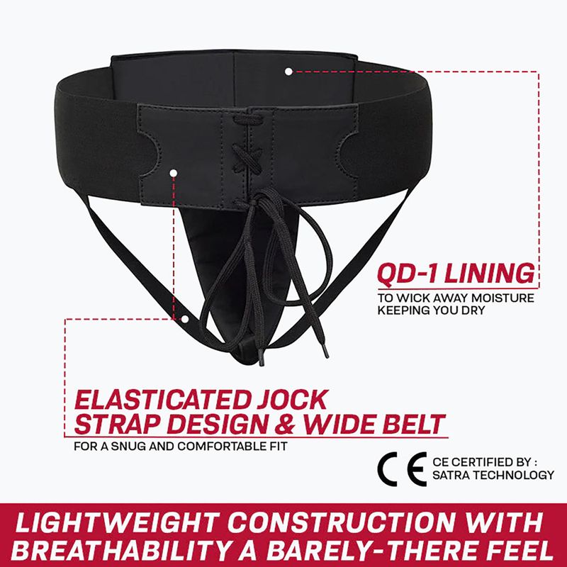 Захисник паху RDX T15 Groin Guard black 6