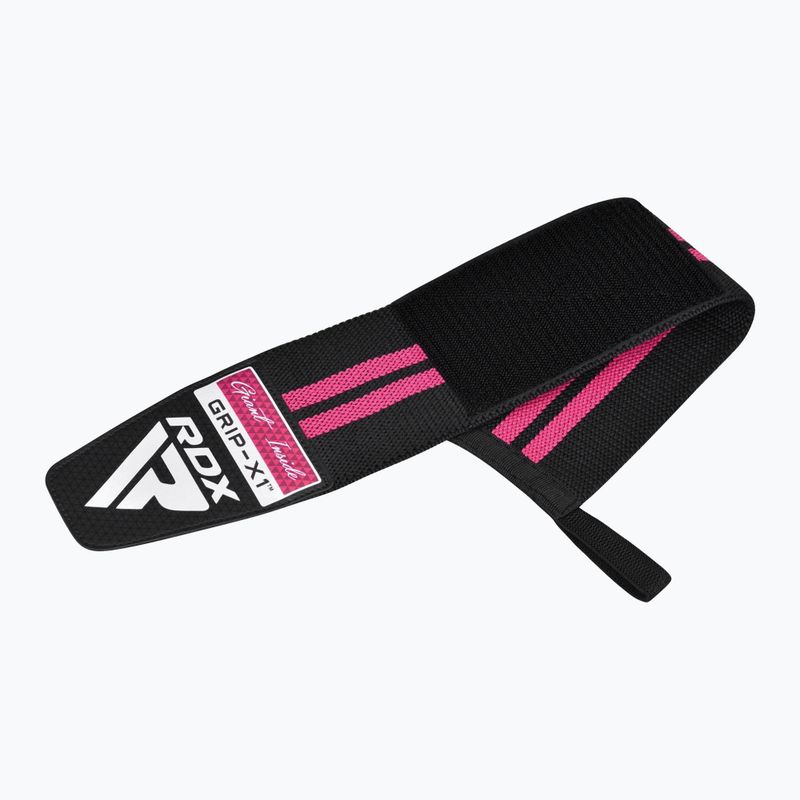 Бандаж для зап'ясть RDX WR11 Gym Wirst Wrap black/pink 3