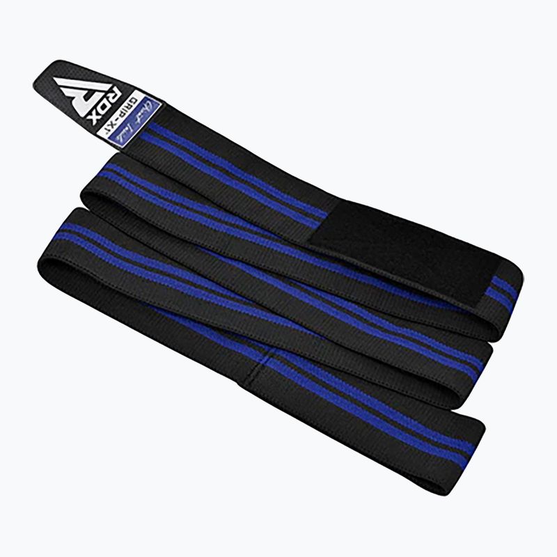 RDX KR11 Gym Knee Wrap чорний/синій захисні наколінники 5