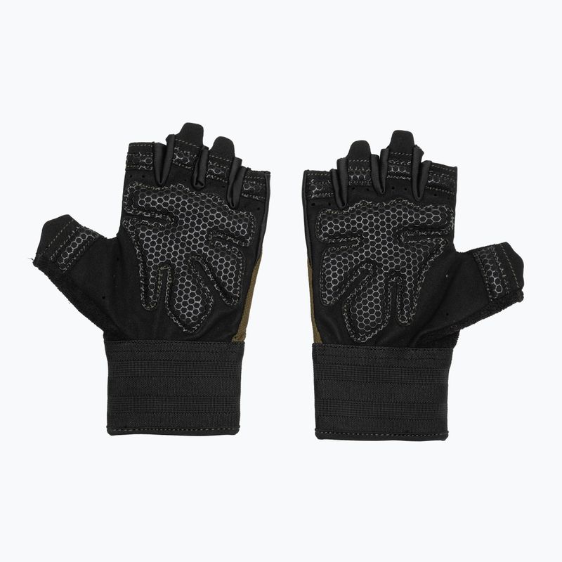 Рукавички для тренувань RDX W1H Gym Workout army green 3