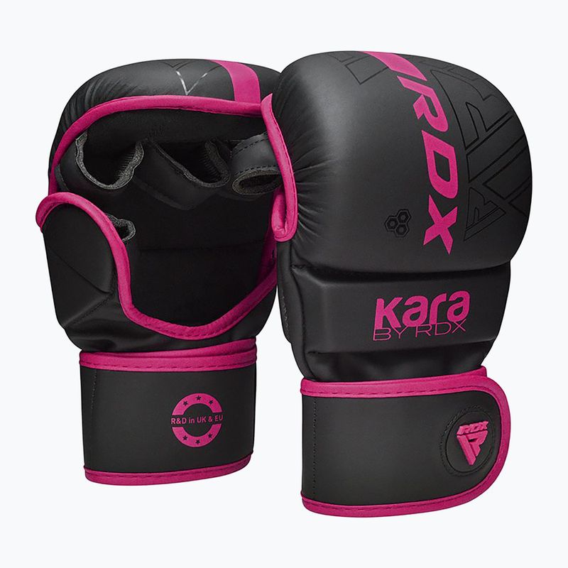 Рукавиці греплінгові RDX F6 Shooter Grappling pink 2