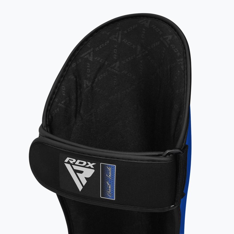 Захист гомілок та стоп RDX T1 Shin Instep guards blue/white 6