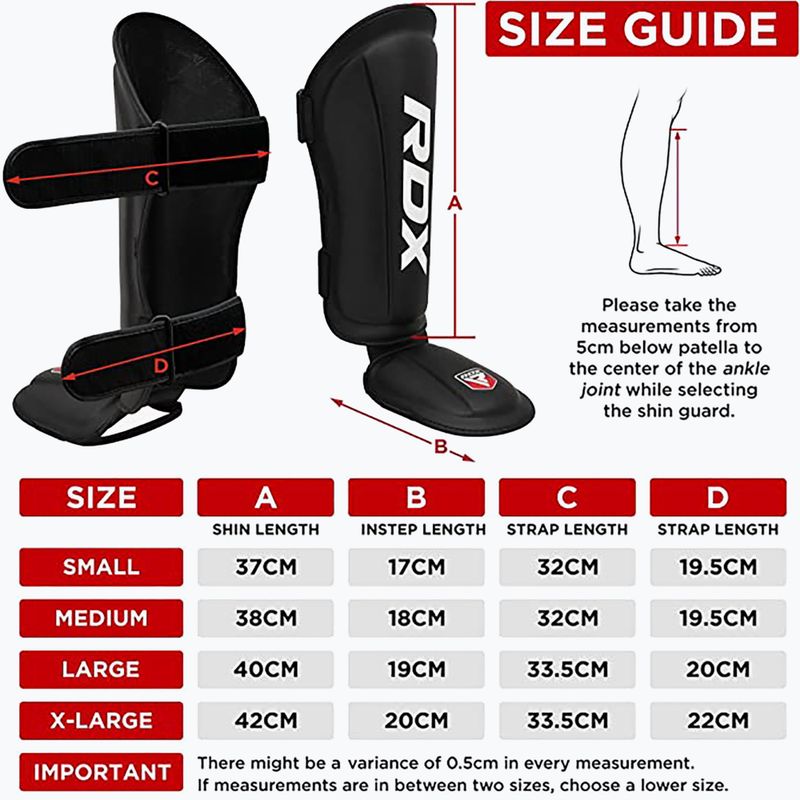 Захист гомілок та стоп RDX T1 Shin Instep guards blue/white 8