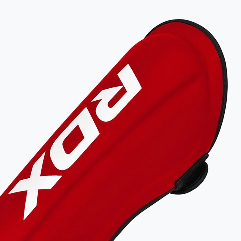 Захист для гомілок та стоп RDX T1 Shin Instep Molded King red/white 6
