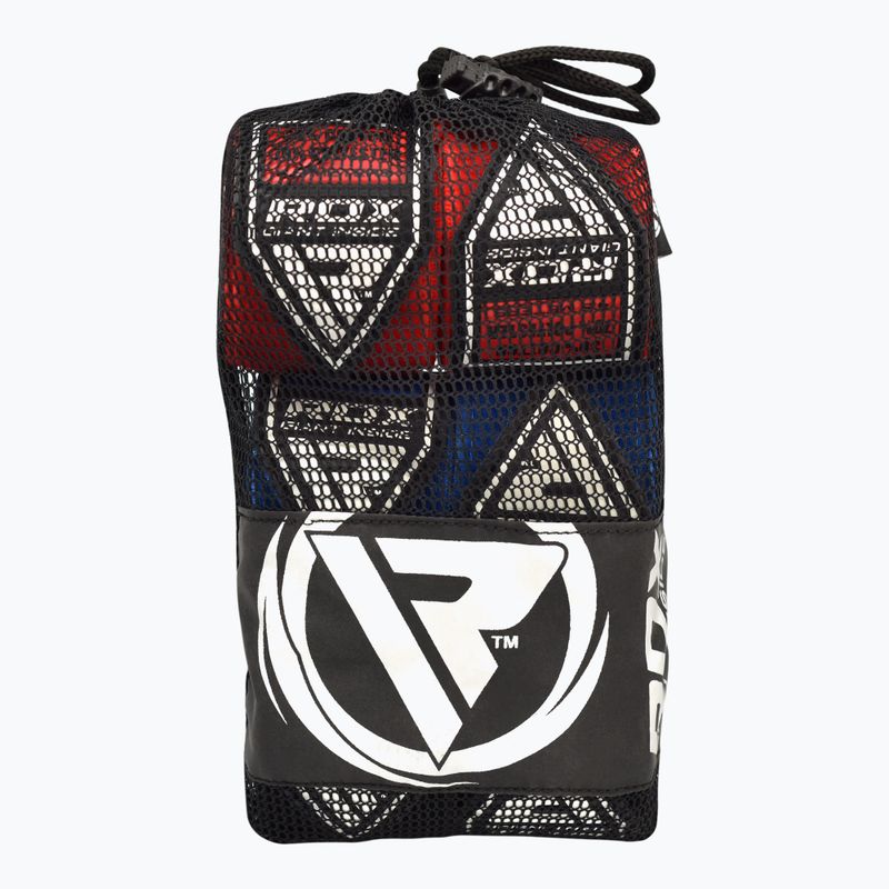 Боксерські бинти RDX Hand Wraps Combine Plus червоний/чорний/синій 6