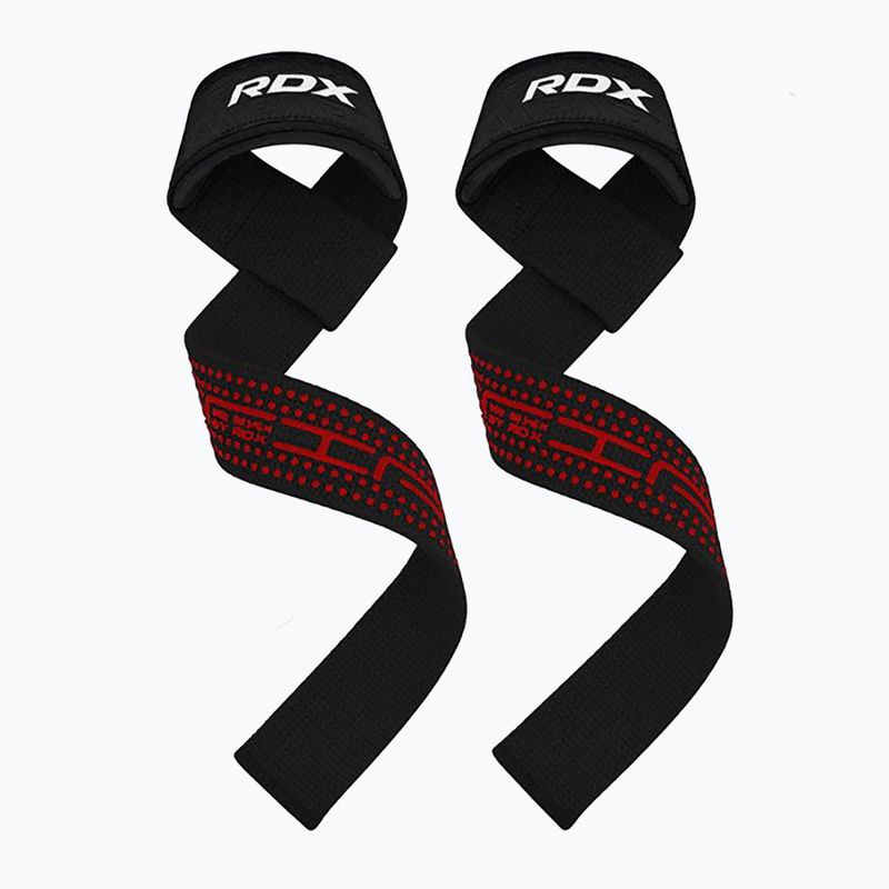 Напульсники для важкої атлетики RDX S4 Weightlifting Wrist Straps black