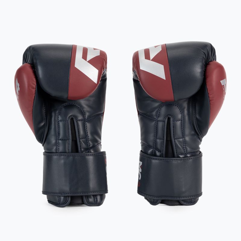 Рукавиці боксерські RDX REX F4 чорно-червоні BGR-F4MU-10OZ 2