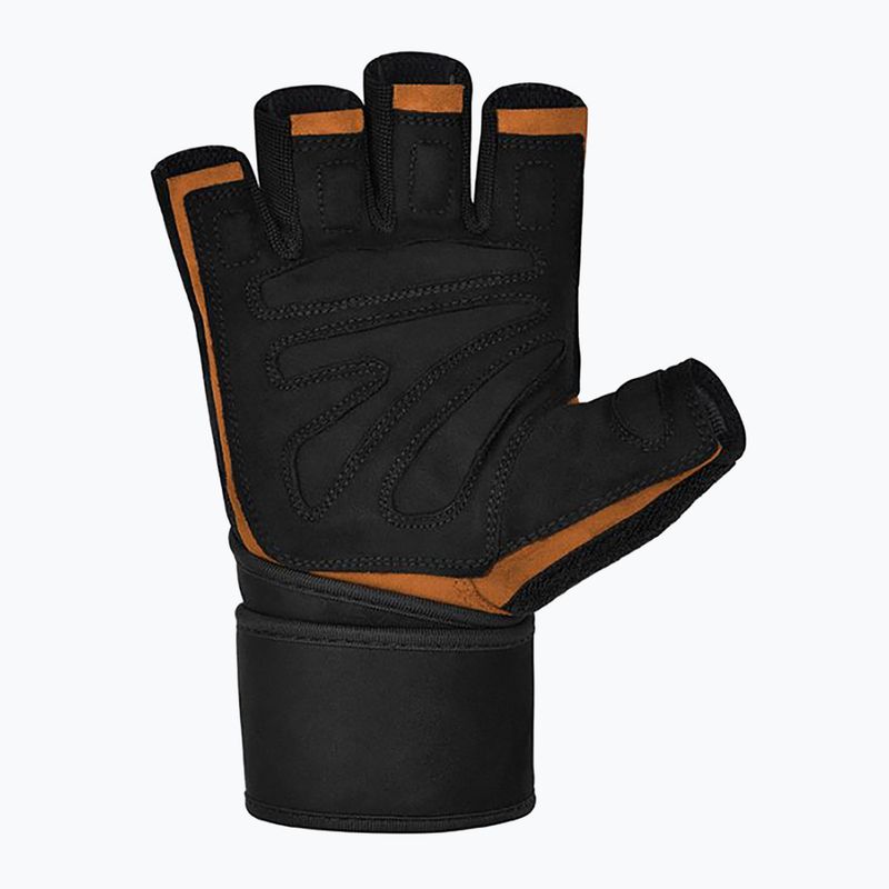 Рукавички для тренувань RDX L4 Open Finger Micro Plus Gym tan/black 3