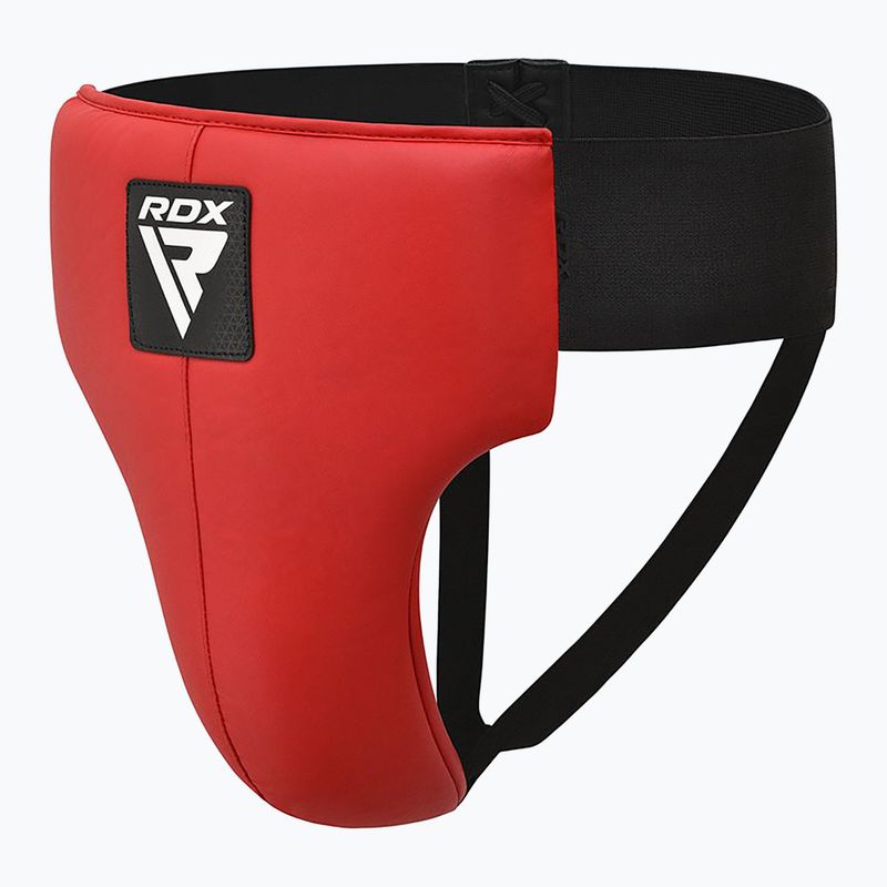 Захист паху чоловічий RDX R1 Martial Arts groin guard red/black 4