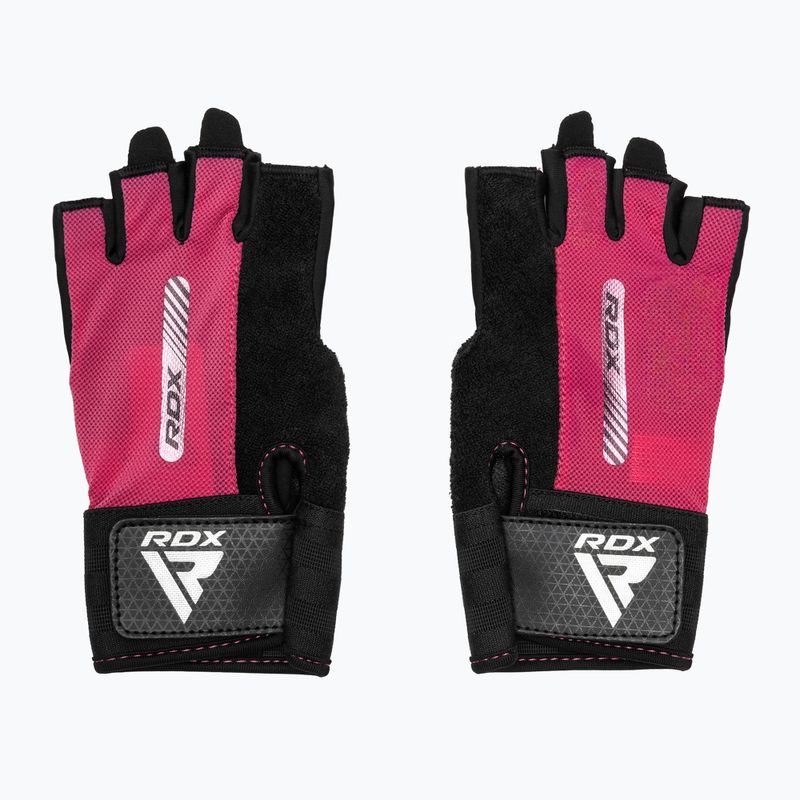Рукавички для тренувань RDX Gym Workout W1 pink 2