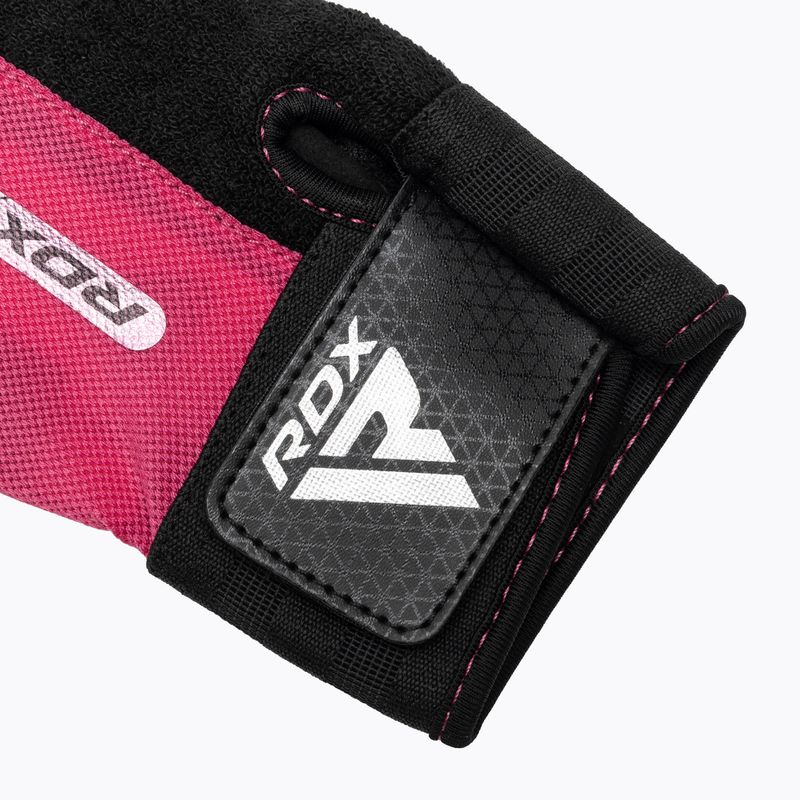 Рукавички для тренувань RDX Gym Workout W1 pink 4
