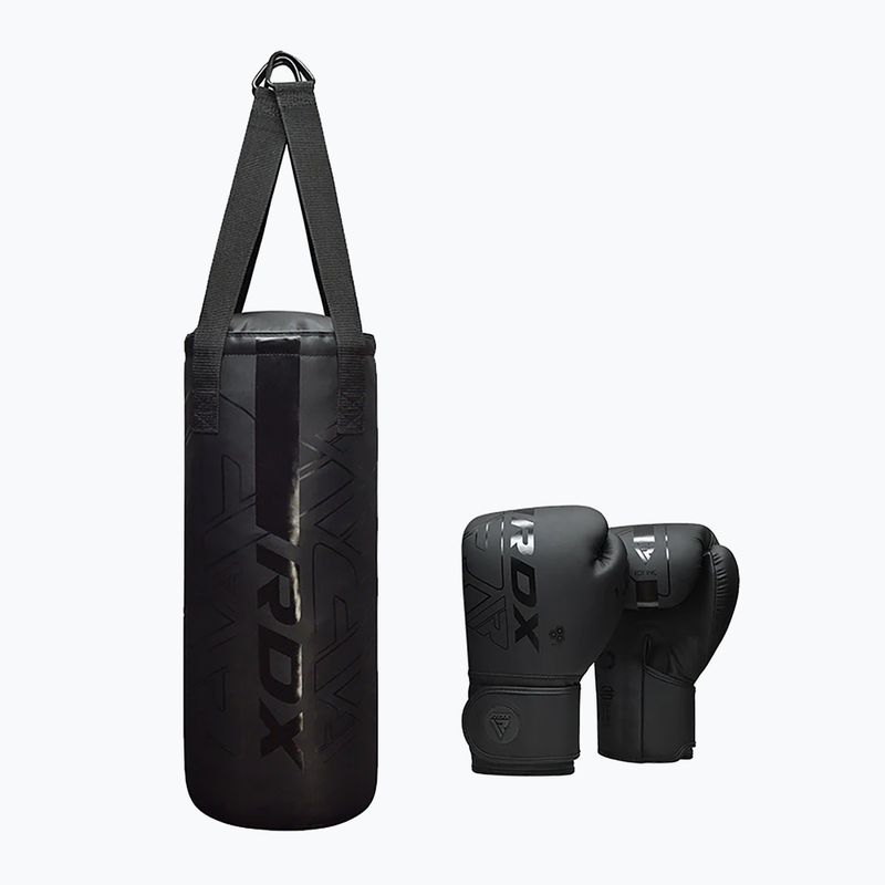 Мішок боксерський RDX F6 Junior Punch Bag + Boxing Gloves matte black