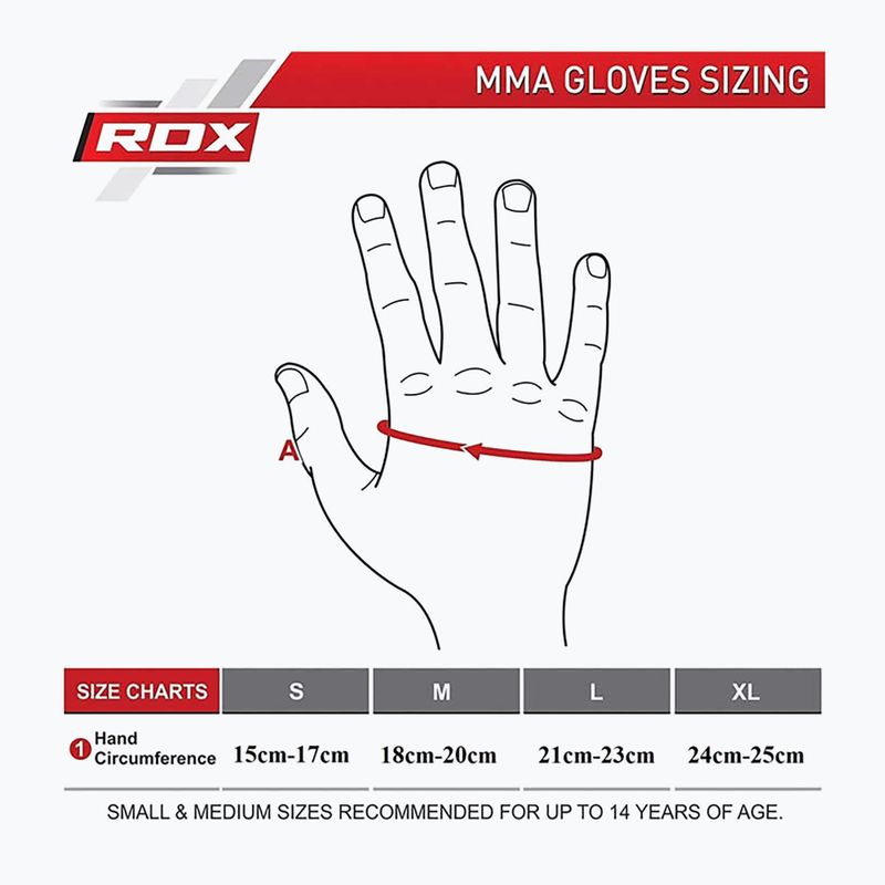 Рукавиці грепплінгові RDX Grappling Glove REX T6 Plus yellow 8