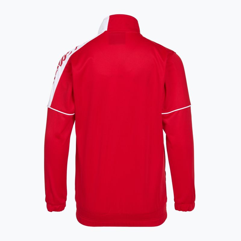 Кофта тренувальна дитяча Mizuno Knitted Track red 2