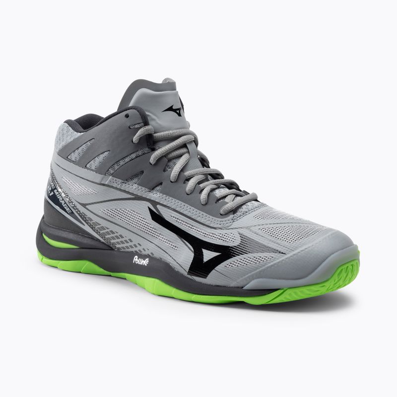 Кросівки для волейболу чоловічі Mizuno Wave Mirage 2.1 Mid зелені X1GA187037