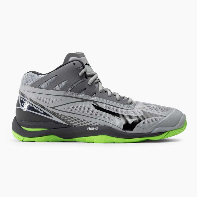 Кросівки для волейболу чоловічі Mizuno Wave Mirage 2.1 Mid зелені X1GA187037 2