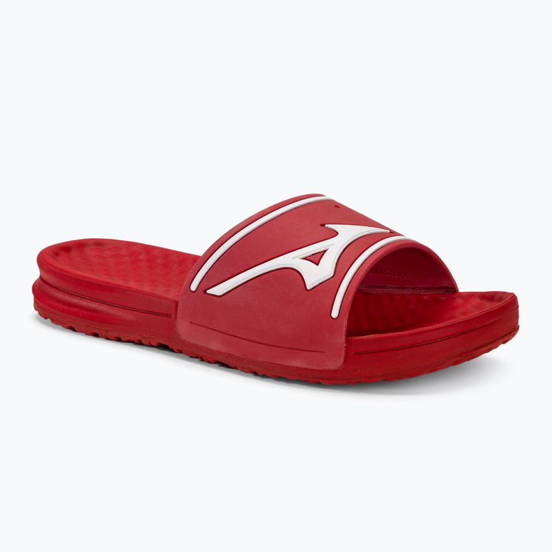 Шльопанці Mizuno Relax Slide highriskred/white