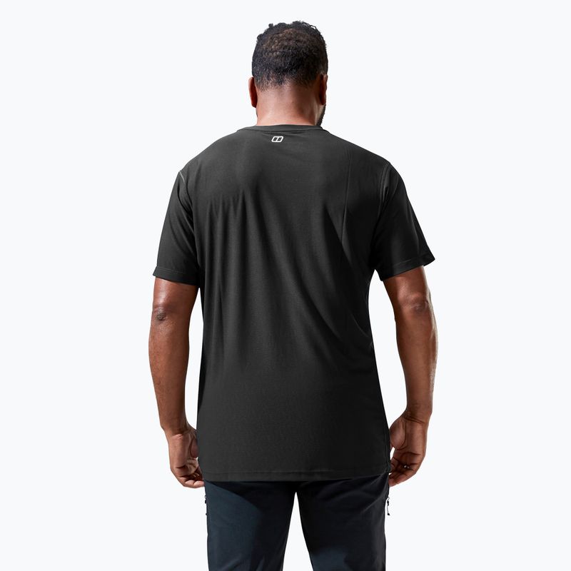 Чоловіча футболка Berghaus 24/7 Tech Basecrewss чорна/чорна 3