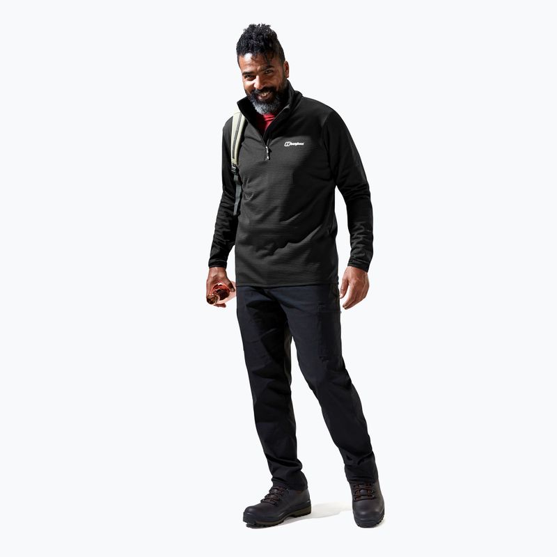 Кофта трекінгова чоловіча Berghaus Keppla black/black 2