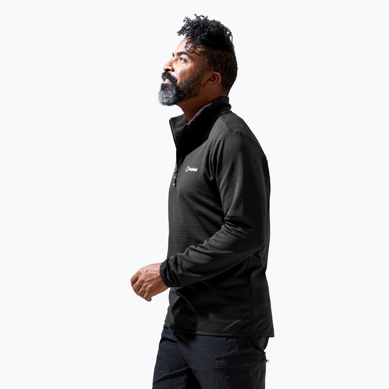 Кофта трекінгова чоловіча Berghaus Keppla black/black 4