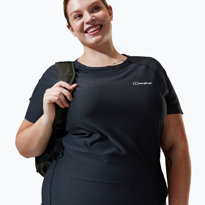 Жіноча футболка Berghaus 24/7 Tech Basecrewss чорна/чорна 3