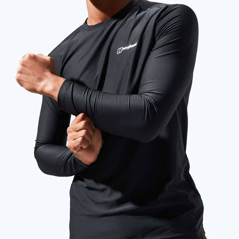 Чоловічий лонгслів Berghaus 24/7 Basecrew чорний/чорний 7