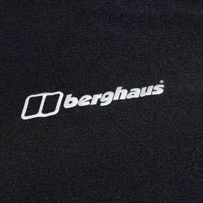 Чоловічий лонгслів Berghaus 24/7 Basecrew чорний/чорний 10