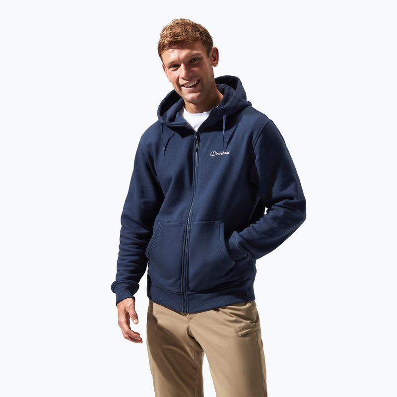 Кофта чоловіча Berghaus Logo Full Zip dusk