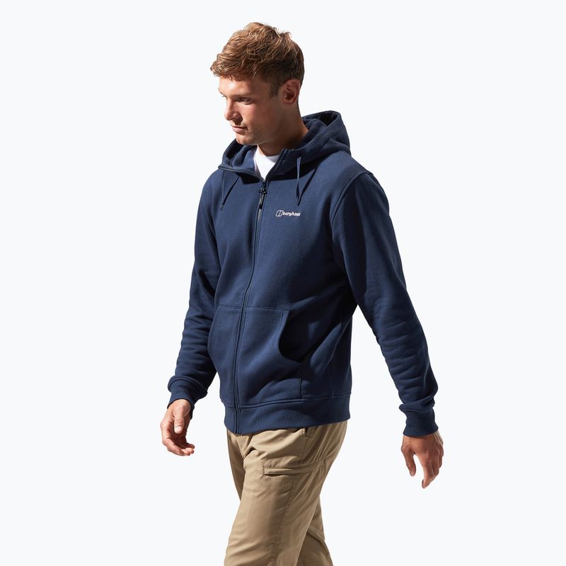 Кофта чоловіча Berghaus Logo Full Zip dusk 4