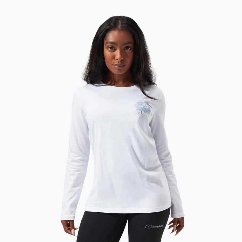 Лонгслів жіночий Berghaus Linear Landscape pure white
