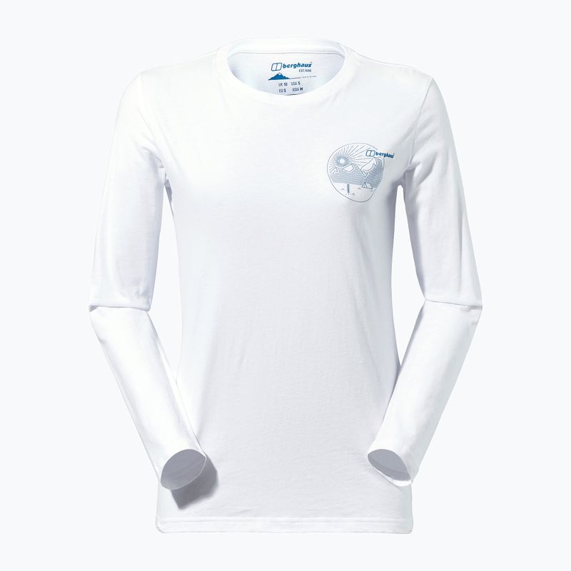 Лонгслів жіночий Berghaus Linear Landscape pure white 8