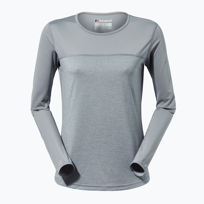 Лонгслів трекінговий жіночий Berghaus Voyager Tech Tee Basecrew monument/harbour mist 8