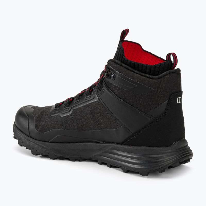 Черевики туристичні чоловічі Berghaus Vc22 Mid GTX black/red 3