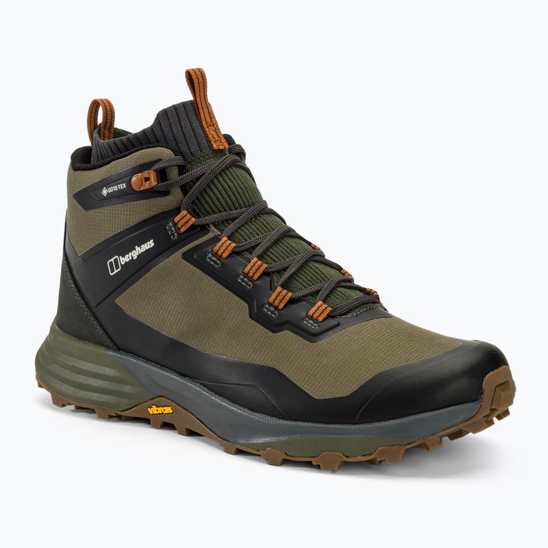 Черевики туристичні чоловічі Berghaus Vc22 Mid GTX dark brown/dark green