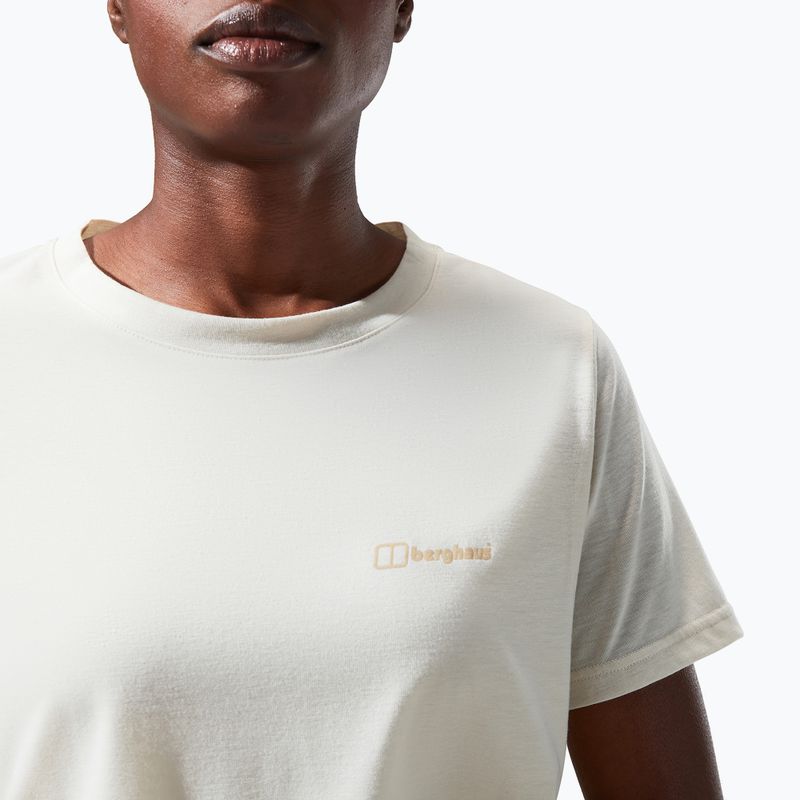 Футболка трекінгова жіноча Berghaus Relaxed Tech Super Stretch bone white 5