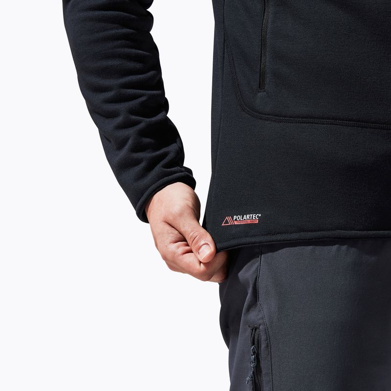 Чоловічий флісовий світшот Berghaus Heuberg Hoody чорний/чорний 10