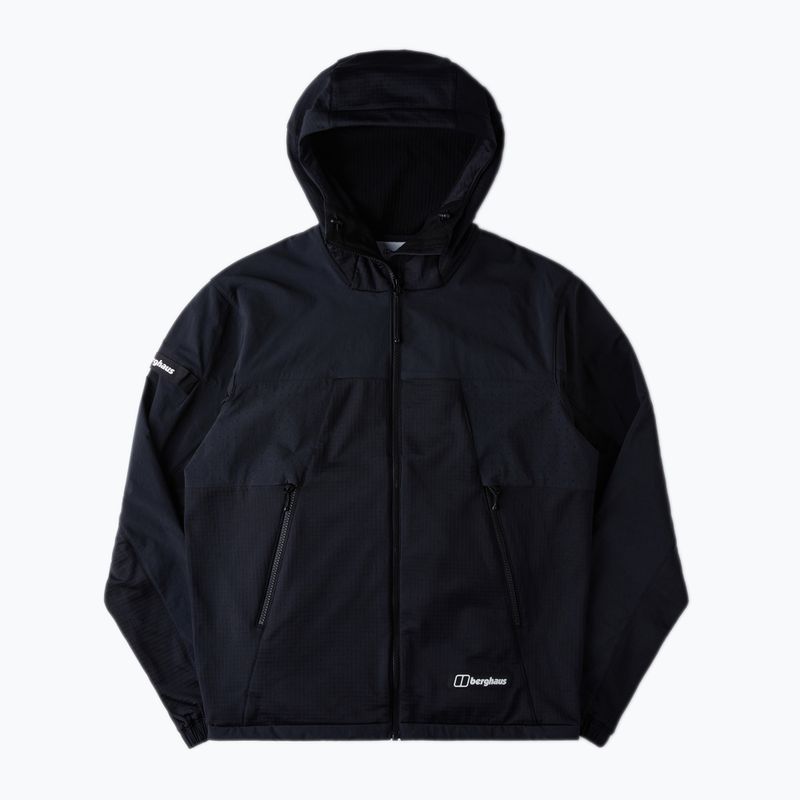 Куртка софтшел чоловіча Berghaus Benwell Hooded black/black