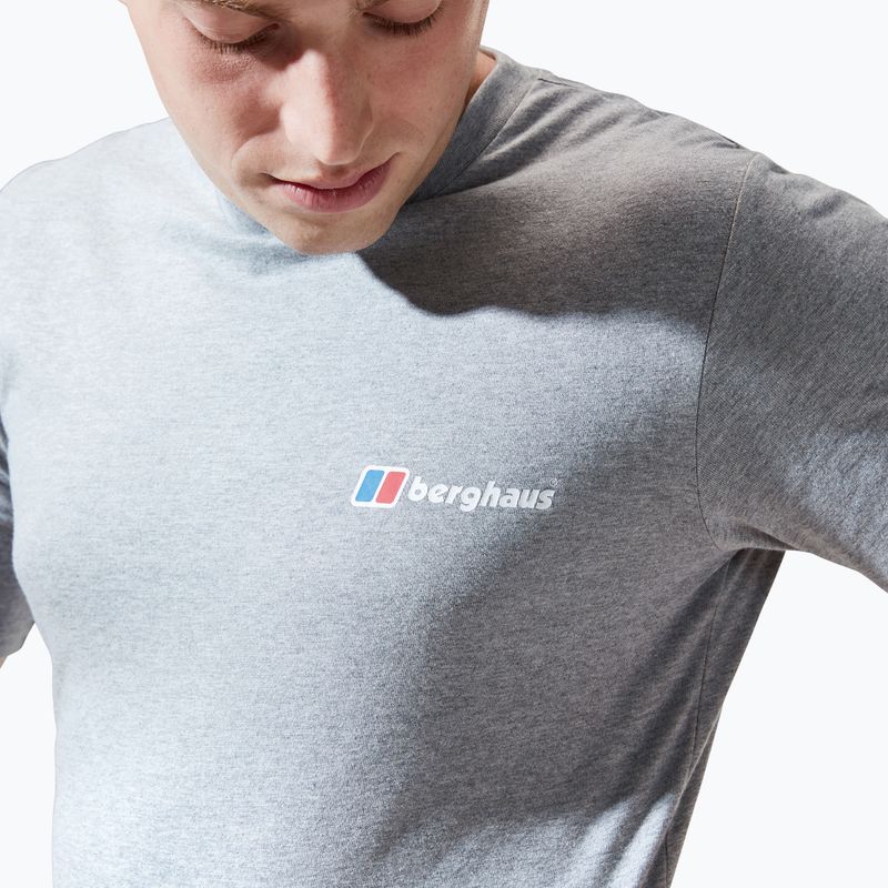 Футболка чоловіча Berghaus Snowdon SS Tee 2.0 гrey marl bci 5