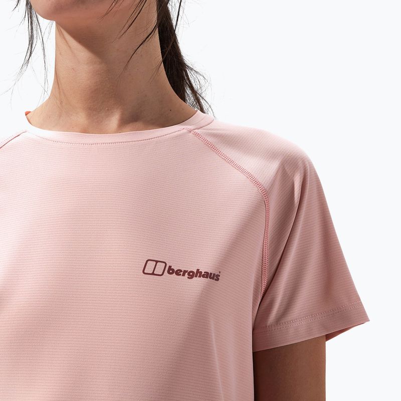 Жіноча футболка Berghaus 24/7 Tech Basecrewss персикового кольору 4