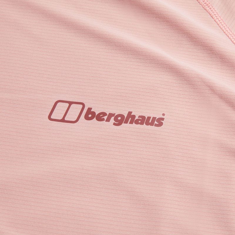 Жіноча футболка Berghaus 24/7 Tech Basecrewss персикового кольору 7