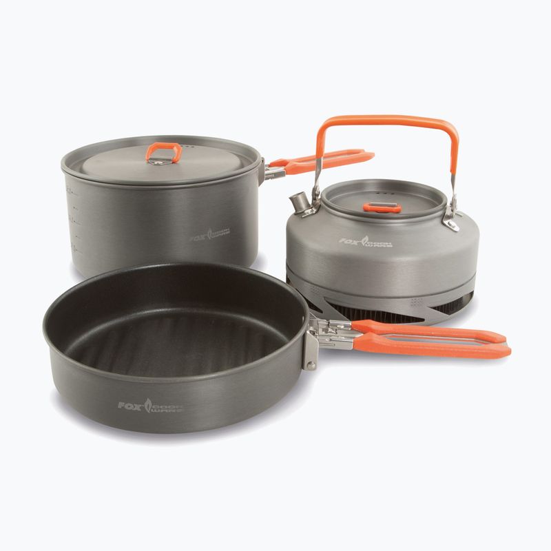 Набір каструль Fox International Cookware 3 set сірий CCW001