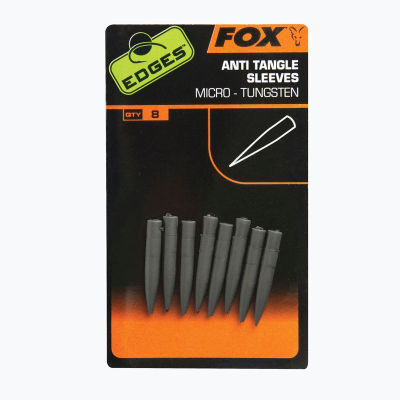 Протизакручувачі Fox International Edges Tungsten Anti Tangle Sleeve 8 шт. сірі CAC631