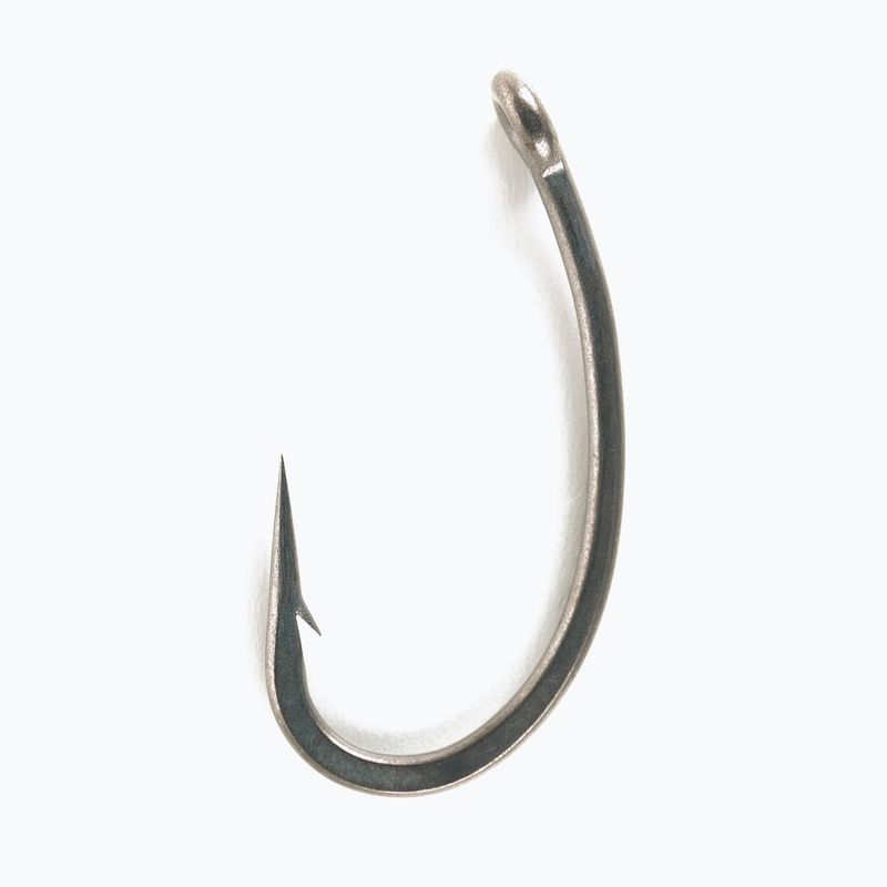 Гачки коропові Fox International Edges Armapoint Curve Shank Size сірі CHK195